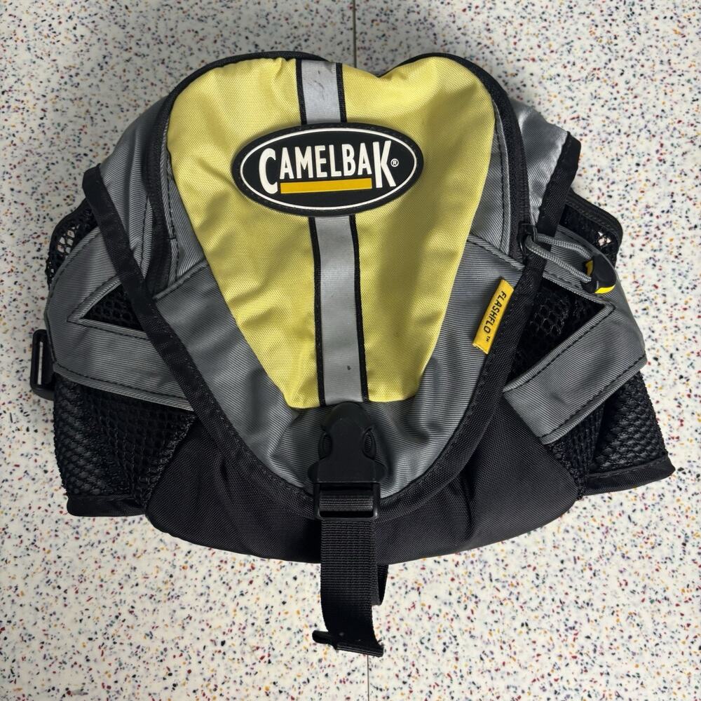 Camelbak Flashflo Water Hydration Waistpack No Bladder Yellow Hiking Womens Mens